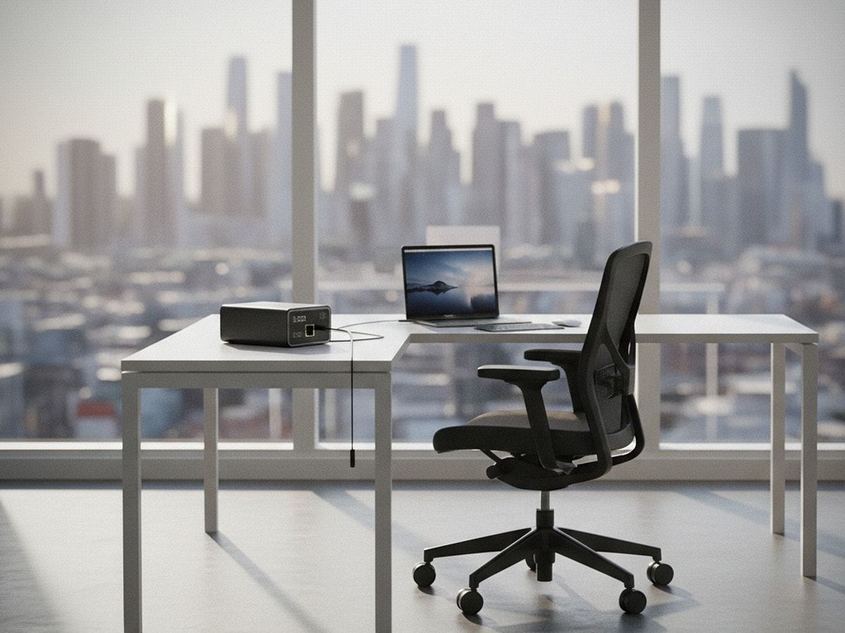 ugreen 2.5g lan adapter im ergonomischen Setup