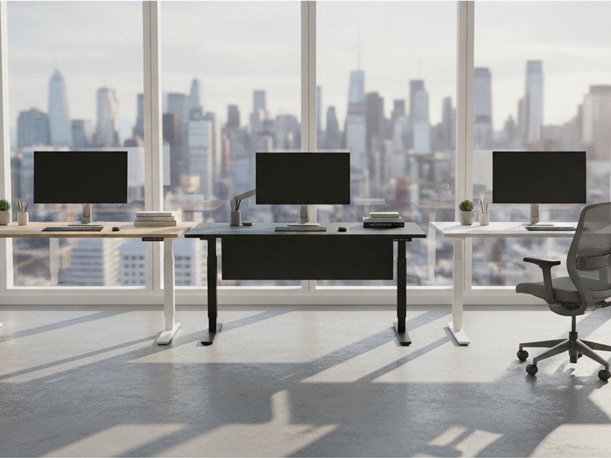 Vergleich der drei empfohlenen Schreibtisch-Modelle im Homeoffice