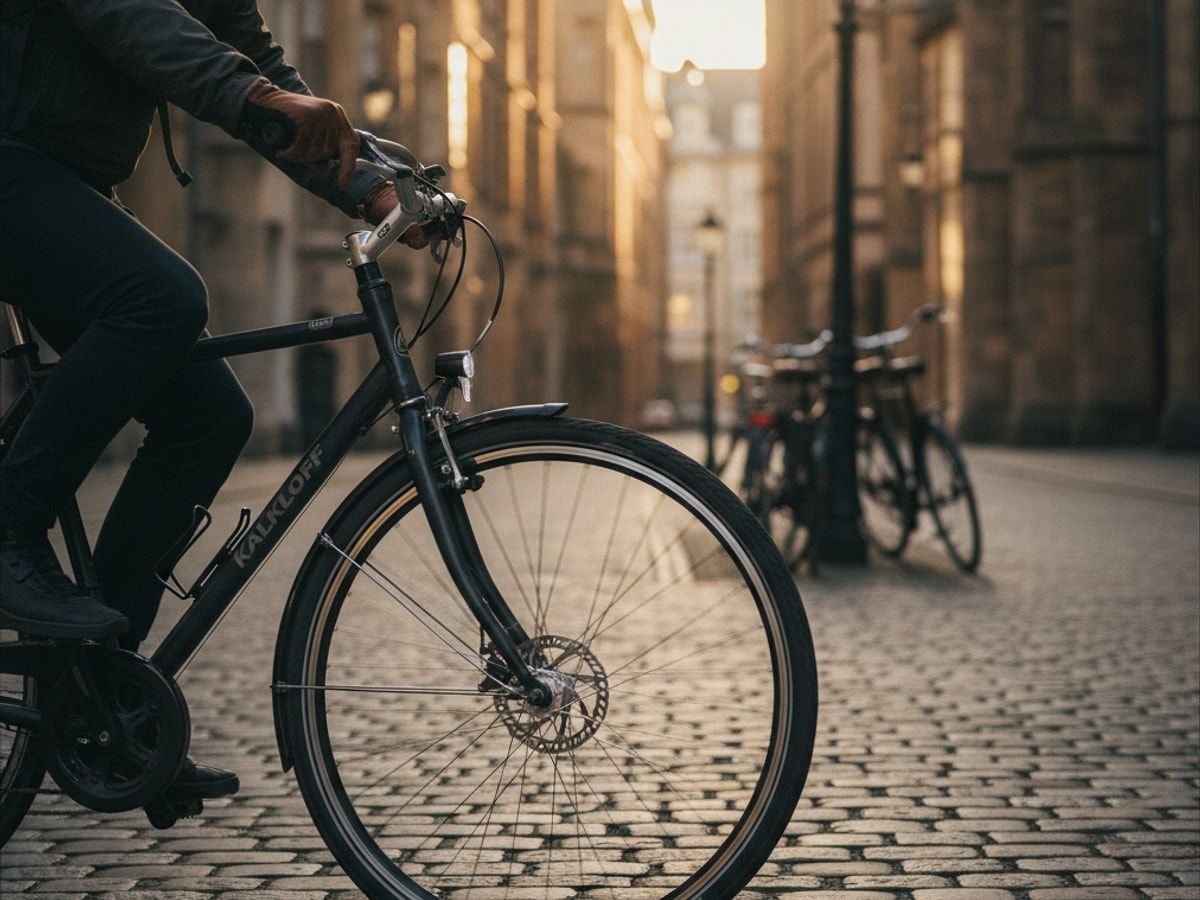 kalkhoff entice l test Schwalbe Reifen und Gepäckträger