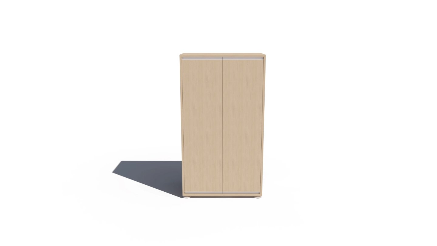 SERIE.03 ARMARIS VISTA FUSTA 1 BLANC