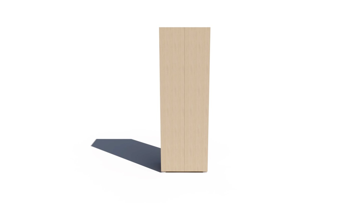 SERIE.03 ARMARIS VISTA FUSTA 5 BLANC