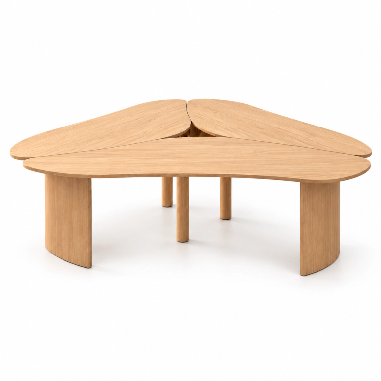 Conjunt modular de taules de roure