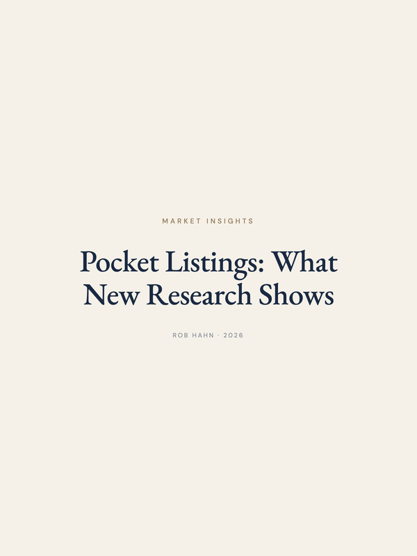 Pocket Listings: What New Research Shows