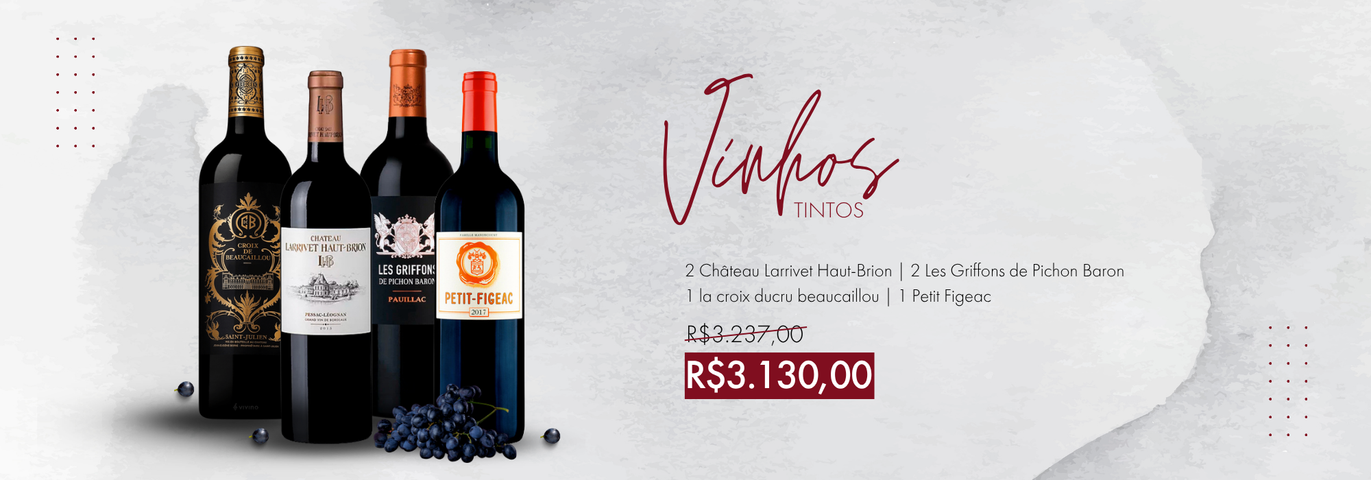 Criação banner | 1855 Wines