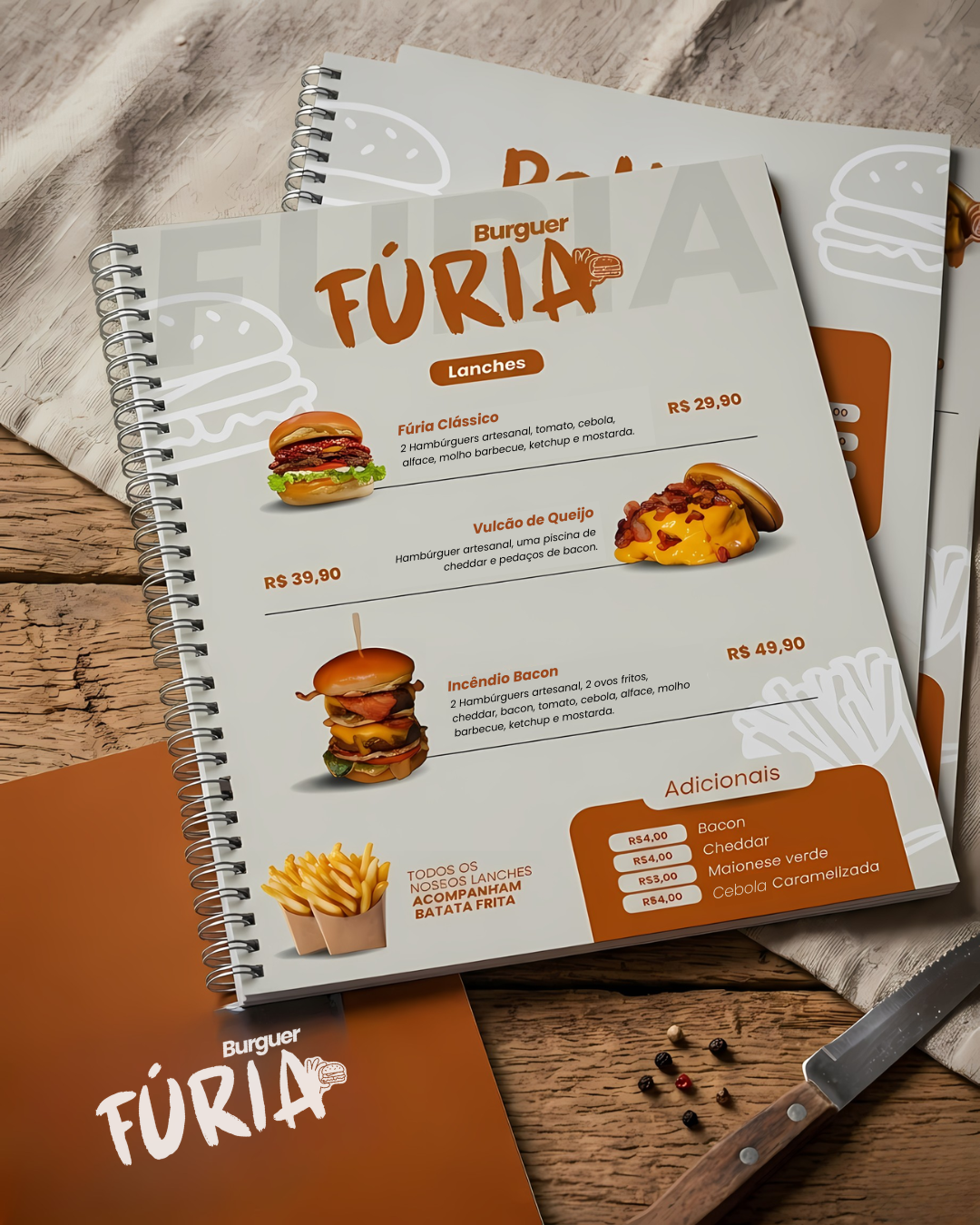 Criação de Identidade |Fúria Burguer