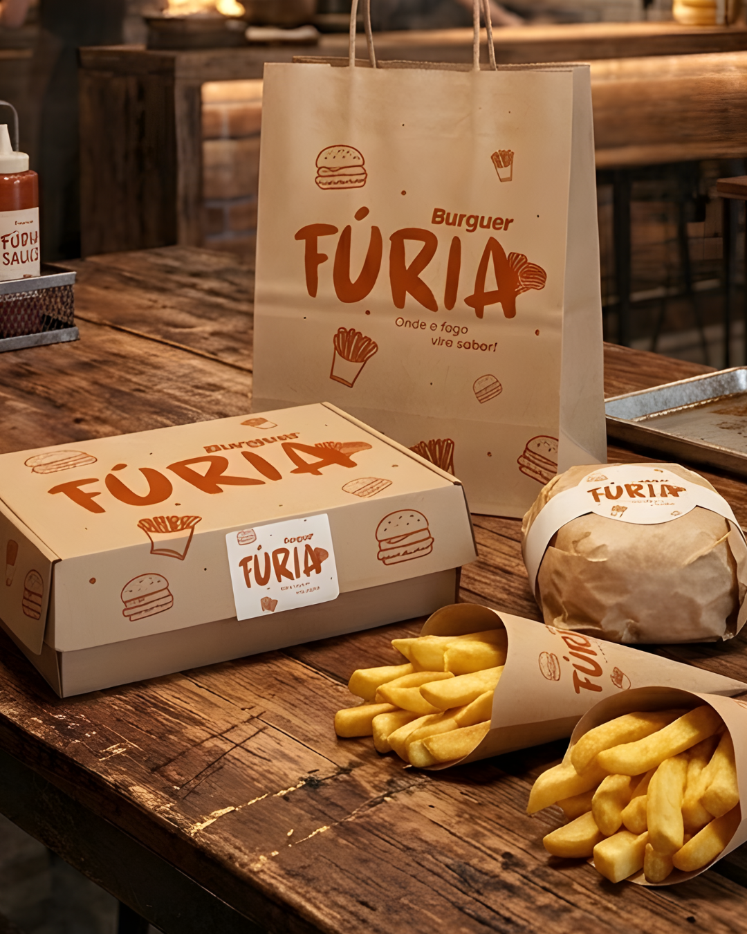Criação de Identidade |Fúria Burguer