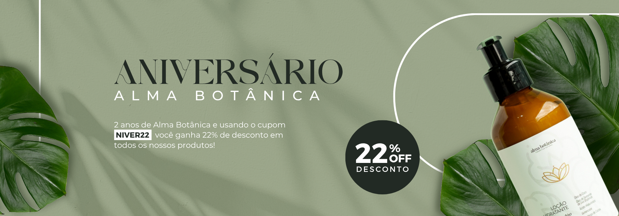 Criação banner | Alma Botânica