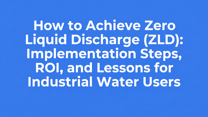 Line chart showing the global zero liquid discharge market growth from 2021 to 2026 reaching 3.9 billion USD