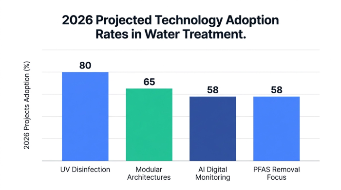 2026 Projected Technology Adoption Rates in Water Treatment.