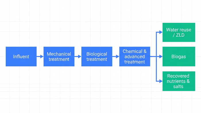 Process flow diagram of BlueDrop Waters