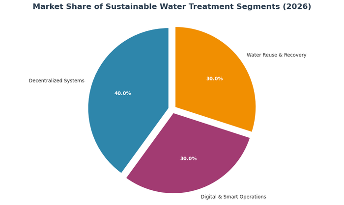 Market Share of Sustainable Water Treatment Segments