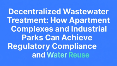 Typographic hero cover for the blog post on decentralized wastewater treatment compliance and water reuse