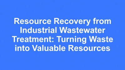 Typographic hero cover for the blog post on resource recovery from industrial wastewater treatment