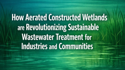 Featured image with blog title: How Aerated Constructed Wetlands are Revolutionizing Sustainable Wastewater Treatment for Industries and Communities