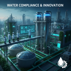 Industrial scene showcasing advanced water management technologies in compliance with new regulations in India.