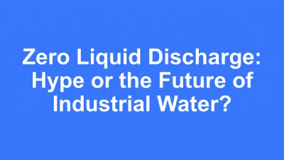 Bold typographic cover for the article Zero Liquid Discharge: Hype or the Future of Industrial Water?