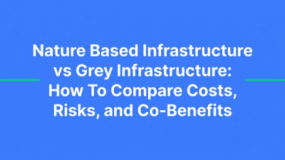 Blog title typographic cover for Nature Based Infrastructure vs Grey Infrastructure: How To Compare Costs, Risks, and Co-Benefits