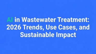Title card for the article on AI in wastewater treatment, 2026 trends and sustainable impact