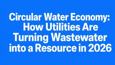 Typographic hero cover introducing the topic of the circular water economy.