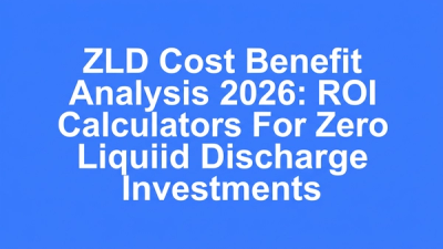 Bold typographic cover for ZLD Cost Benefit Analysis 2026 blog post on a vivid blue branded background