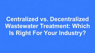 Title card for the article on centralized vs decentralized wastewater treatment
