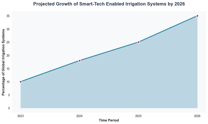 Projected Growth of Smart-Tech Enabled Irrigation Systems by 2026
