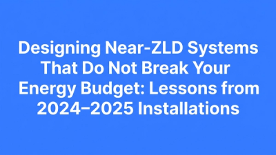 Bold typographic cover for the blog post about designing energy-efficient near-ZLD systems