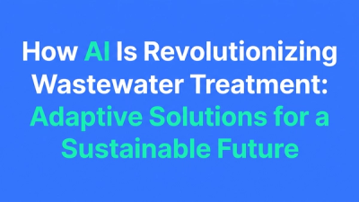 Bold typographic cover for the article on AI revolutionizing wastewater treatment