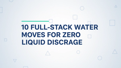 Hero graphic with the title “10 Full-Stack Water Moves for Zero Liquid Discharge” centered on a pale blue-gray gradient background with subtle geometric accents and a thin green accent rule above the text