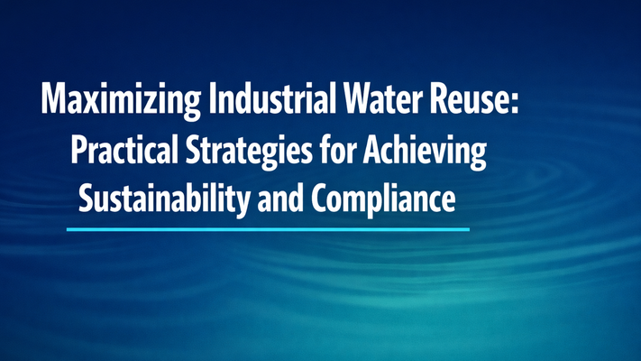 Featured image for blog post: Maximizing Industrial Water Reuse: Practical Strategies for Achieving Sustainability and Compliance