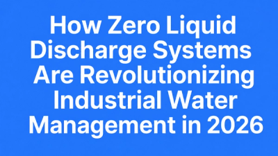 Typographic hero cover for the blog post about Zero Liquid Discharge systems revolutionizing industrial water management in 2026