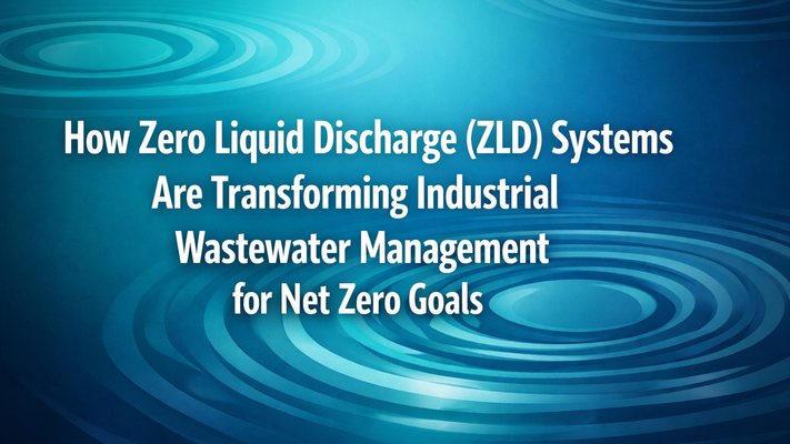 Featured image for blog post: How Zero Liquid Discharge (ZLD) Systems Are Transforming Industrial Wastewater Management for Net Zero Goals