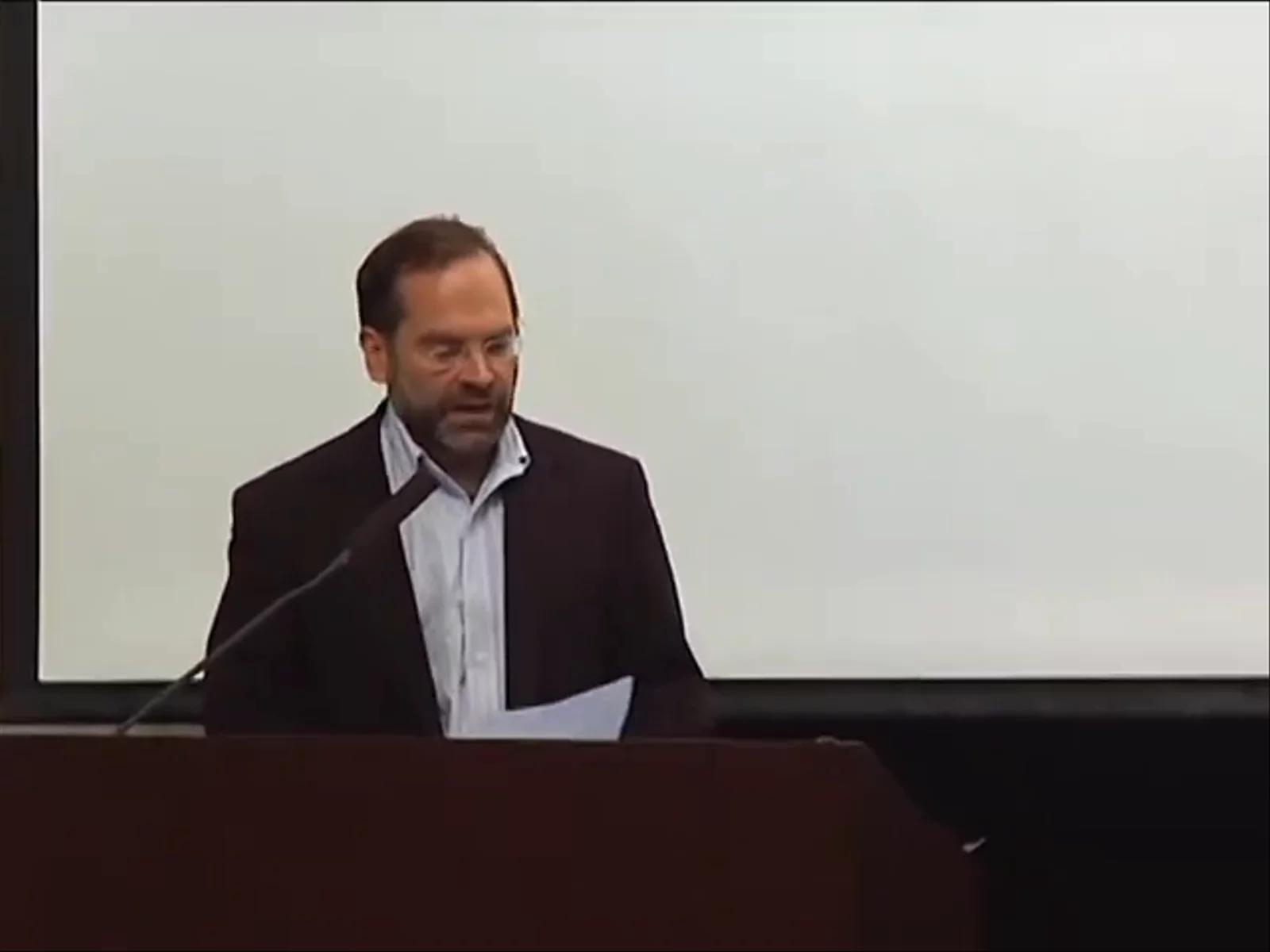 Still from Role of a Textbook in Bioethics Education