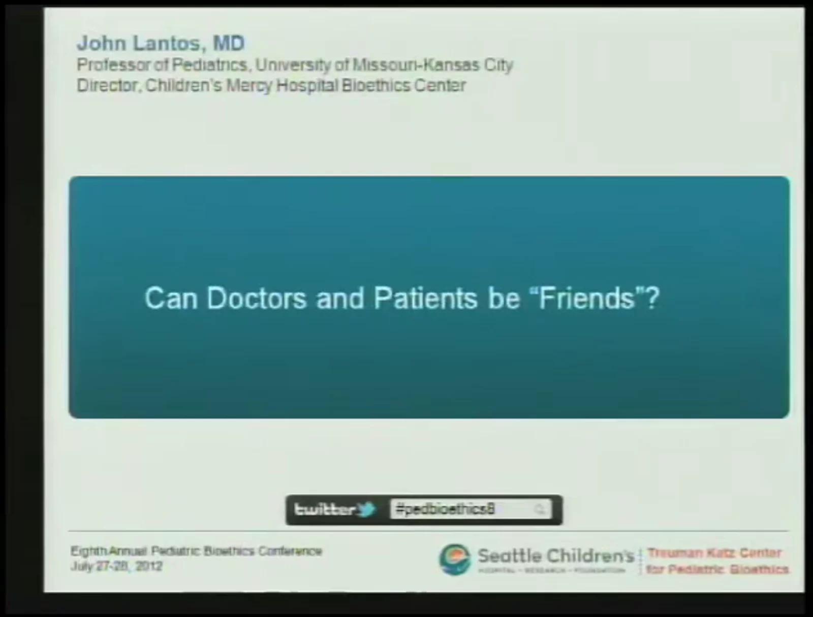Still from The Internet & Social Media: New Opportunities for Patients and Families