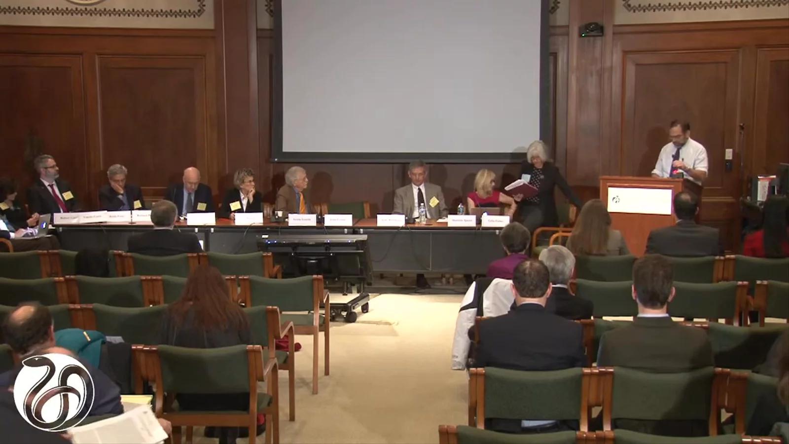 Still from 12/03/2014 - Session III Presentation: John Lantos