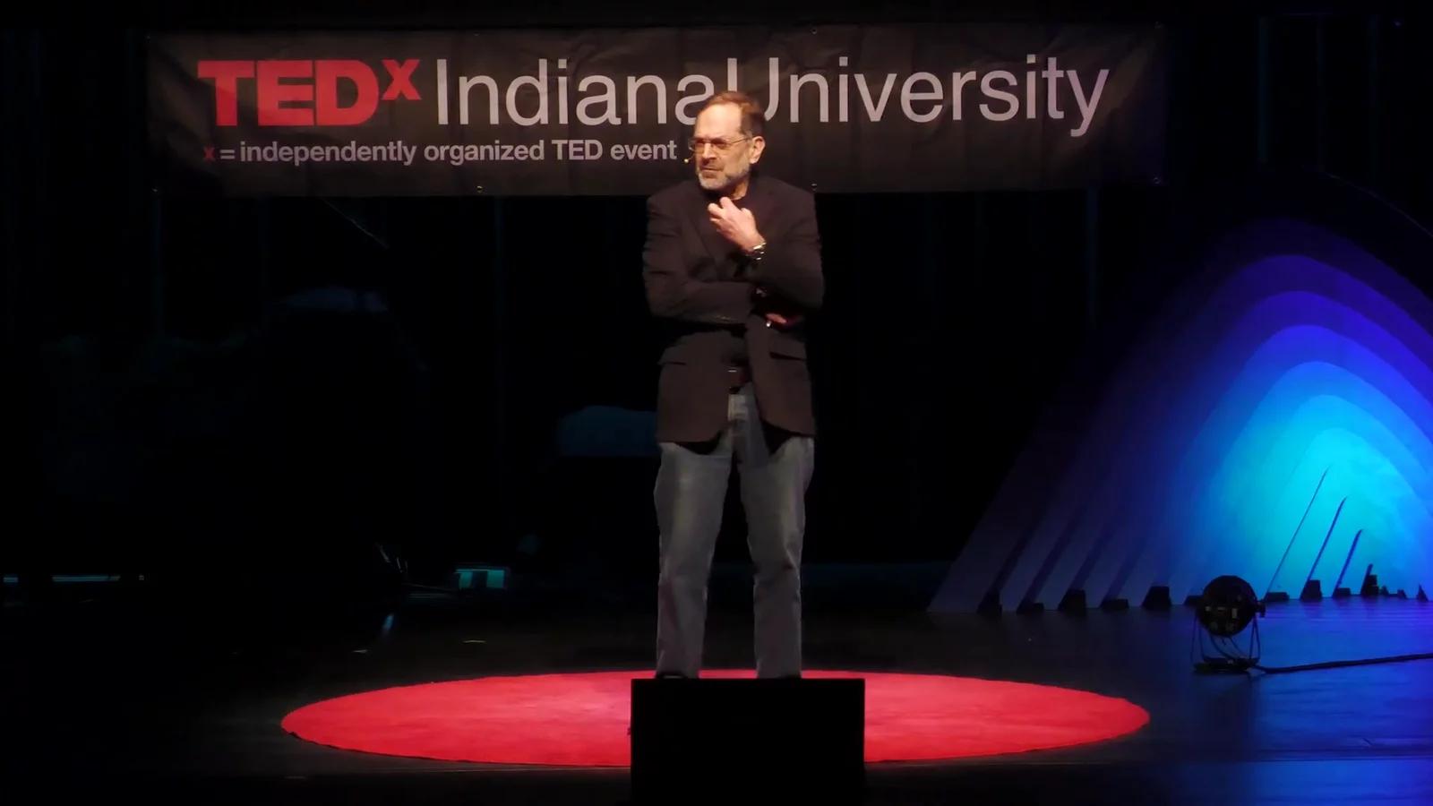 Still from Writing Our Last Chapter | John Lantos | TEDxIndianaUniversity