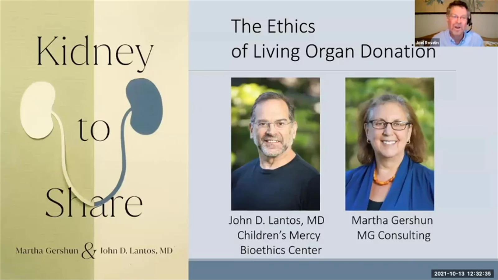 Still from Kidney to Share A Donor and an Ethicist Discuss Living Organ Donation
