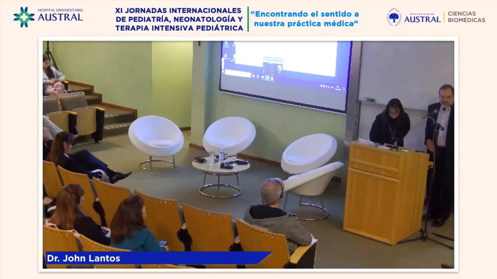 Still from Conferencia: Lecciones y dilemas en pediatría tras la pandemia de COVID