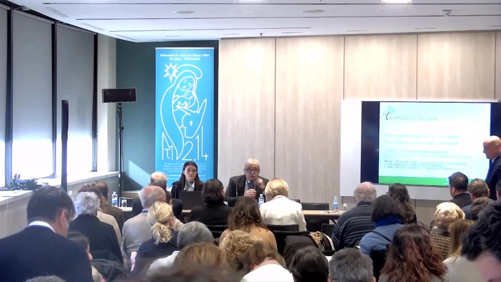 Still from VITA NASCENTE E MEDICINA PERINATALECURA E ACCOGLIENZA DEL CONCEPITO - seconda parte
