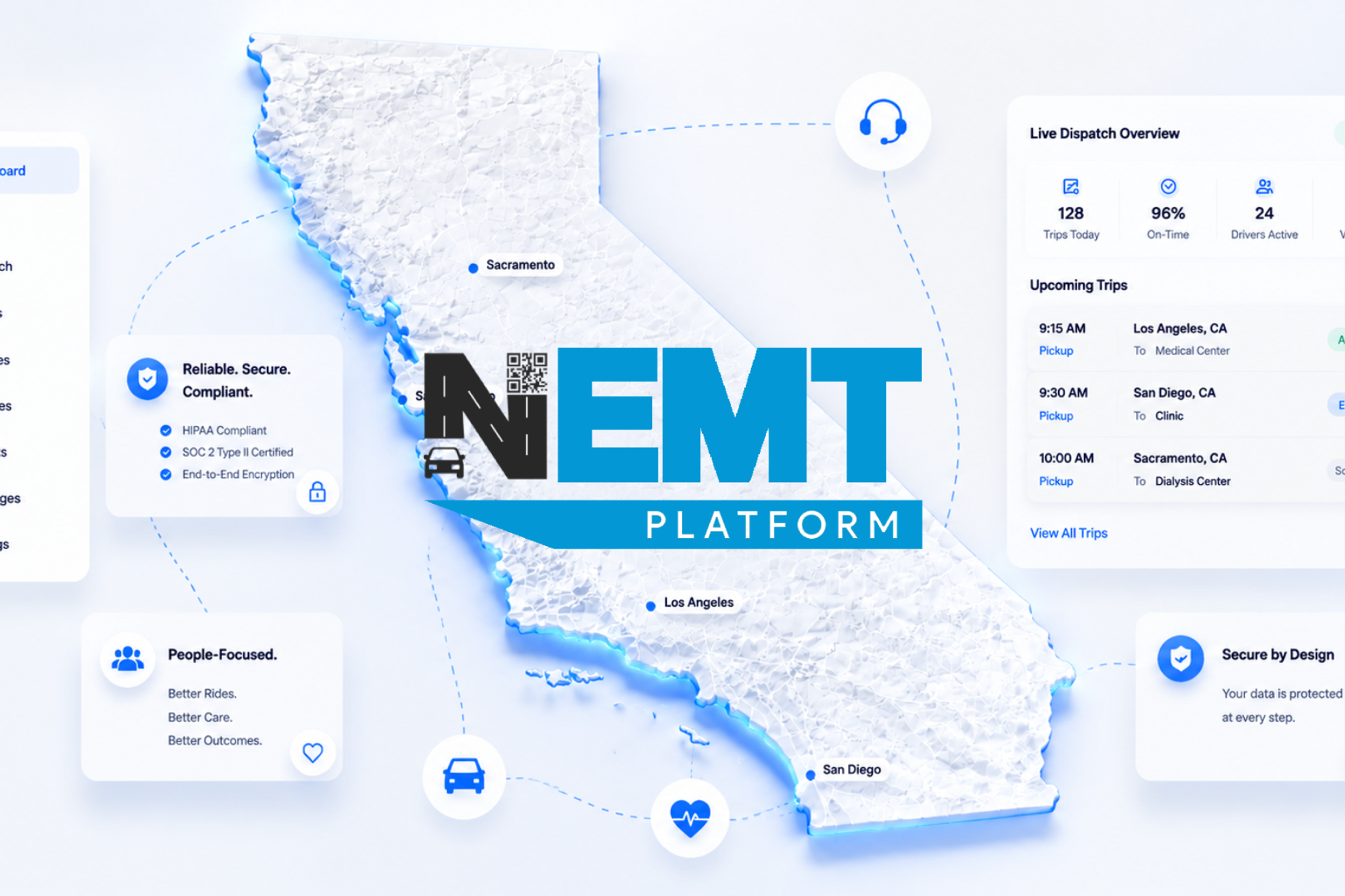 Best NEMT Software for California Transportation Providers