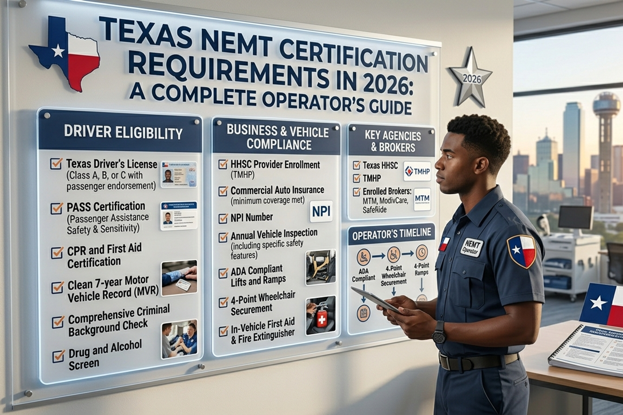 Texas NEMT Certification Requirements in 2026: A Complete Operator's Guide