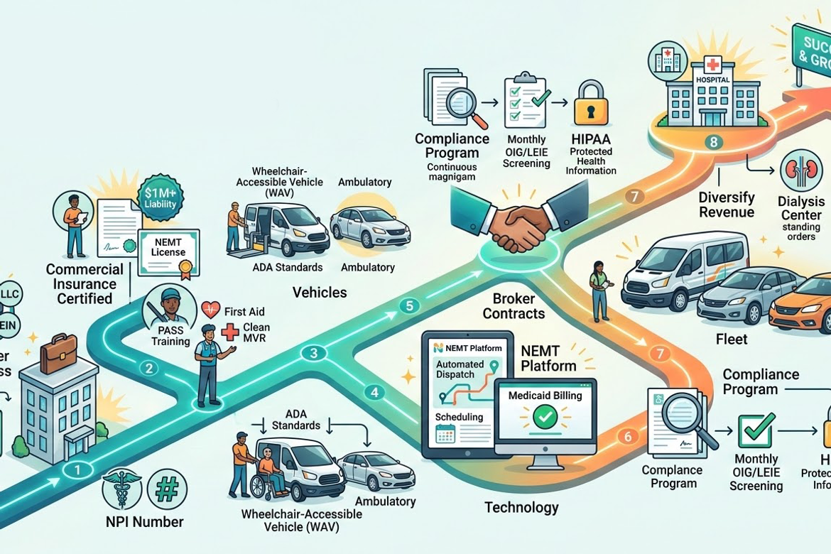 How to Start an NEMT Business in 2026: Your Step-by-Step Guide