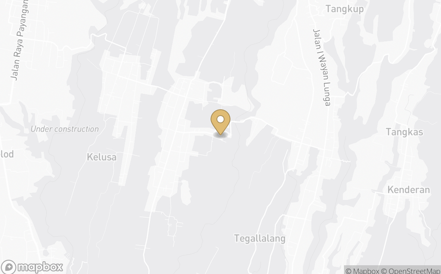 Map showing the location of Capella Ubud