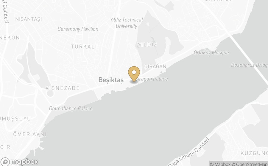 Map showing the location of Four Seasons Bosphorus