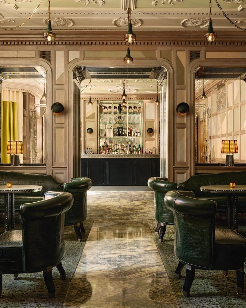 The Connaught Bar — Art Deco interior by David Collins Studio