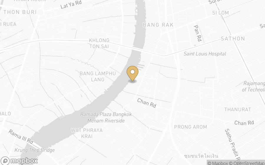 Map showing the location of Capella Bangkok