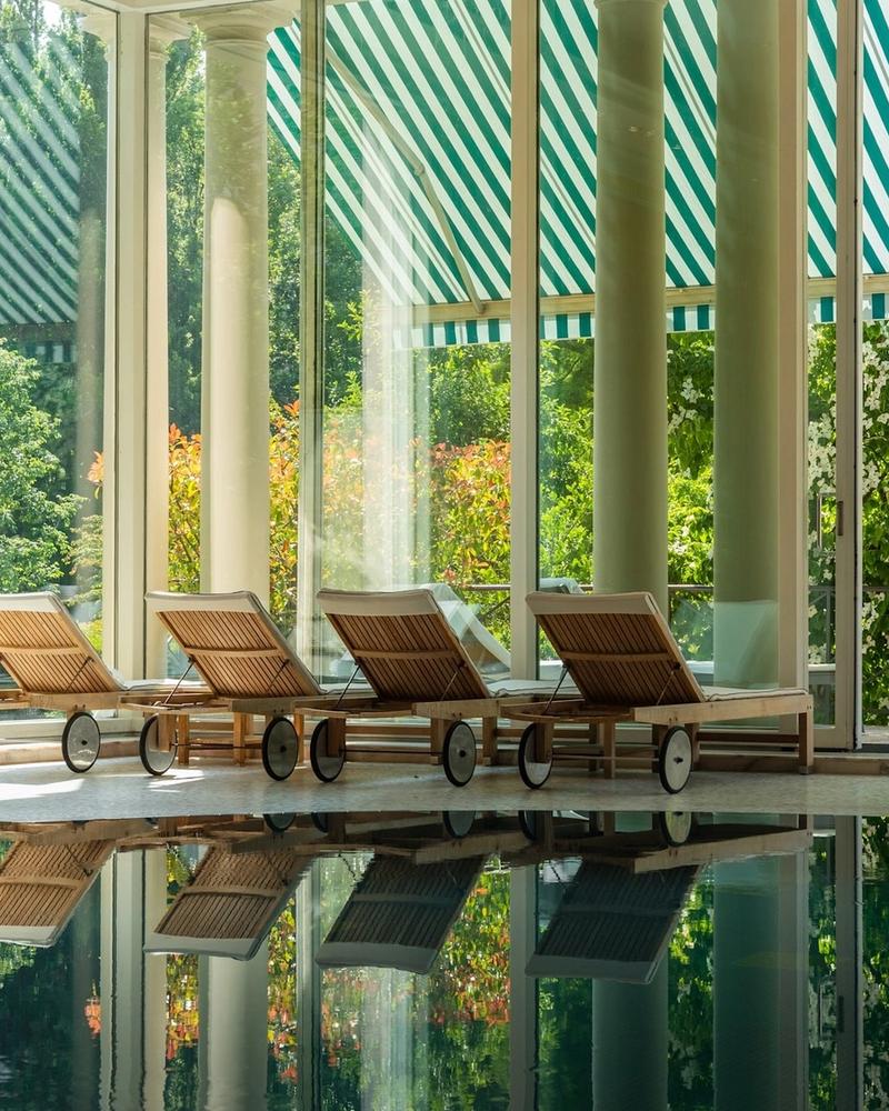 The pool at Villa Stéphanie, Brenners' spa