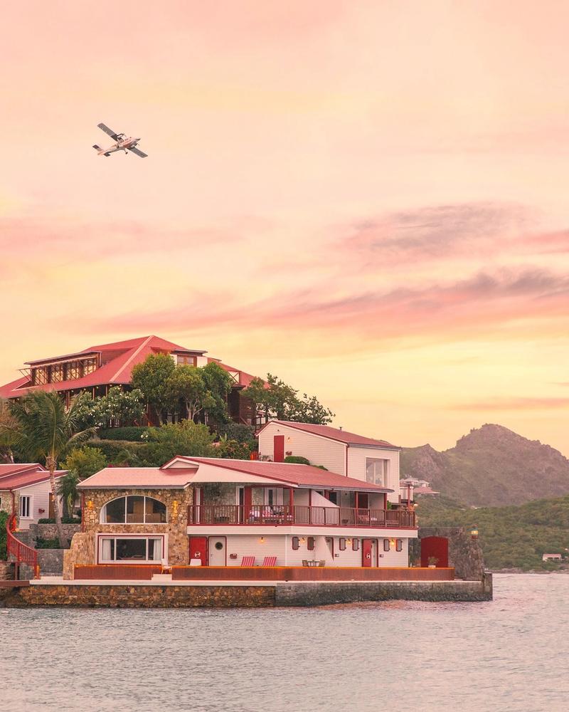 Eden Rock St Barths at sunset