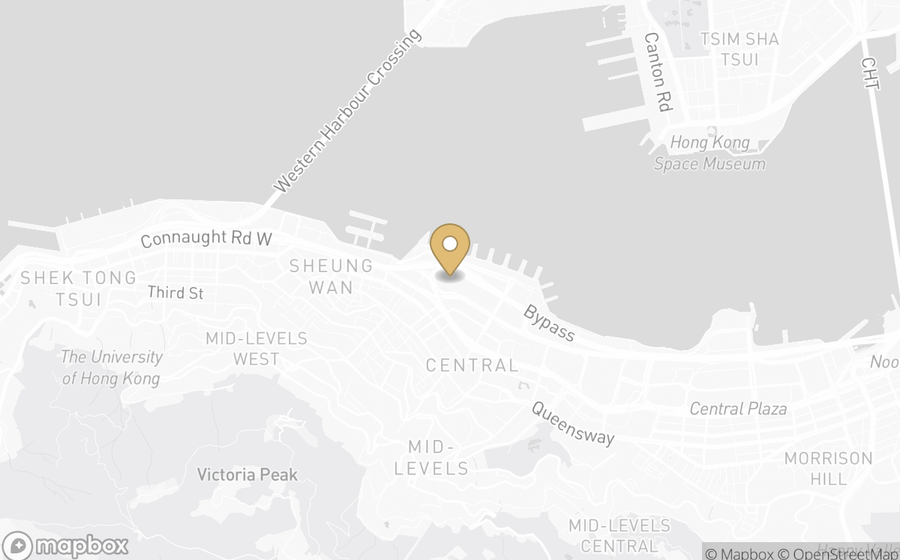Map showing the location of Four Seasons Hotel Hong Kong