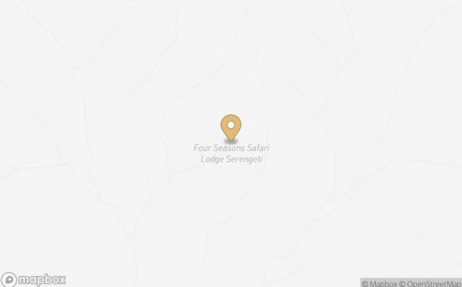 Map showing the location of Four Seasons Safari Lodge Serengeti